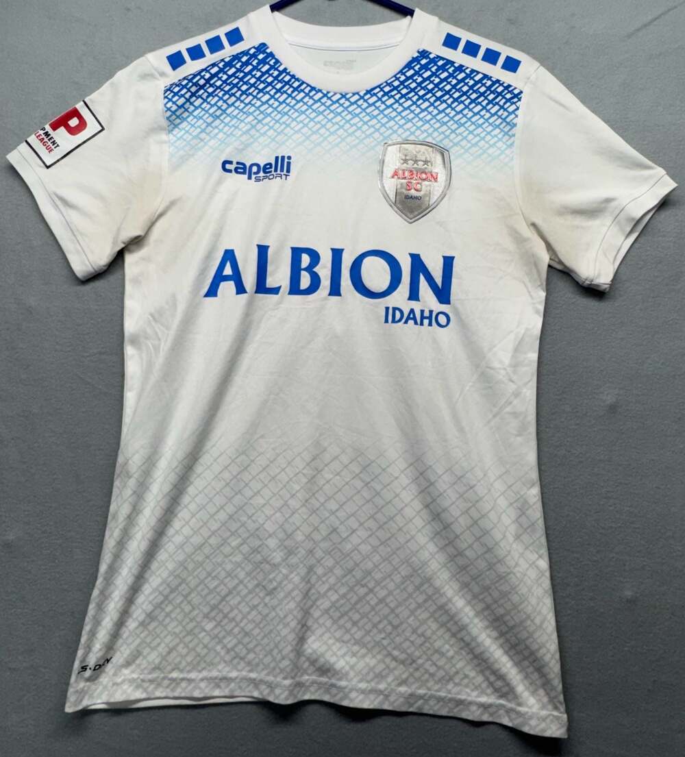 Capelli Sport Albion SC Idaho Soccer Jersey Men's Small #17 White